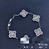 Premium Diamond-Set Bracelet Floral Direct Wholesale Bracelet