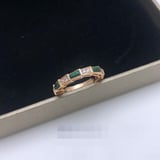 Premium CNC Diamond-Set Ring Rose Gold Factory Direct VAN CLEEF