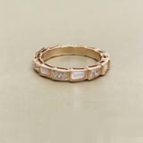 Premium CNC Diamond-Set Ring Rose Gold Factory Direct VAN CLEEF