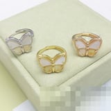 Premium New Yellow Ring Fashion Minimalist Wholesale Jewelry VAN CLEEF