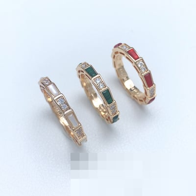 Premium CNC Diamond-Set Ring Rose Gold Factory Direct VAN CLEEF