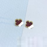 Cross-border Best Seller Stud Earrings Fashion Jewelry In Stock Wholesale Floral VAN CLEEF
