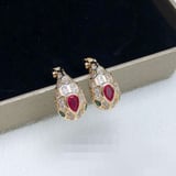 Blue Green Versatile Stud Earrings Cross-border Best Seller VAN CLEEF