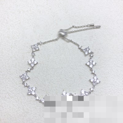 European Style Fashion New Bracelet White Bracelet Diamond-Set VAN CLEEF