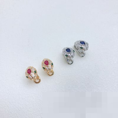 Blue Green Versatile Stud Earrings Cross-border Best Seller VAN CLEEF