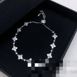 European Style Fashion New Bracelet White Bracelet Diamond-Set VAN CLEEF