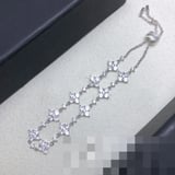 European Style Fashion New Bracelet White Bracelet Diamond-Set VAN CLEEF