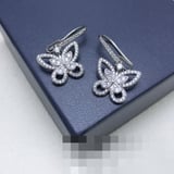 New Diamond-Set Stud Earrings Fashion Minimalist Direct Earrings VAN CLEEF