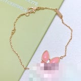 Premium van cleef Pink Bracelet Fresh ins Red Bracelet high quality jewelryVAN CLEEF