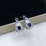Blue Green Versatile Stud Earrings Cross-border Best Seller VAN CLEEF