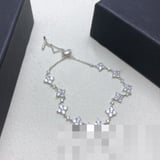 European Style Fashion New Bracelet White Bracelet Diamond-Set VAN CLEEF