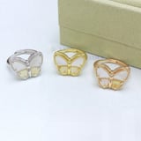 Premium New Yellow Ring Fashion Minimalist Wholesale Jewelry VAN CLEEF