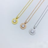 New Diamond-Set Necklace Vintage White Pendant Choker Necklace