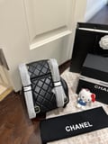 Chanel duma sheepskin backpack with box