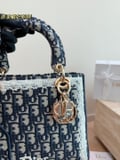 Dior Embroidered Princess Bag with box