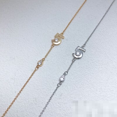 26 New Minimalist Fashion 5 Bracelet Diamond-Set Bracelet Versatile