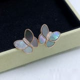 New Diamond-Set Stud Earrings Stud Earrings 2 Fashion Minimalist Direct Earrings