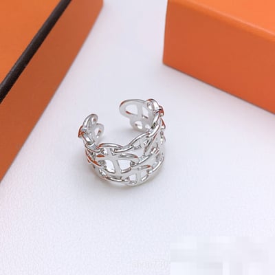 ins Silver Jewelry Ring Versatile Open