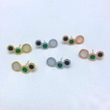26 New Premium Stud Earrings White Black Earrings