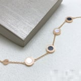 Premium Black & White Bracelet Rose Gold Fashion Versatile Cross-border Wholesale