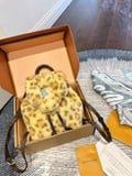 Louis Vuitton vivienne Ski Snow woolen backpack with box