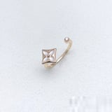 Louis Vuitton Premium Floral Pearl Diamond-Set Ring Open Factory Direct