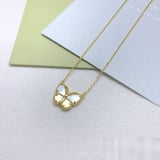 VAN CLEEF New Premium Yellow White Necklace Fashion Minimalist Ladies Jewelry Factory Direct