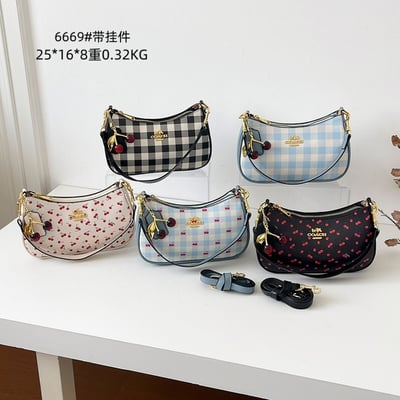 COACH Crossbody Bag 6669# with charm