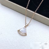 Premium Necklace Choker Necklace White Red Pendant