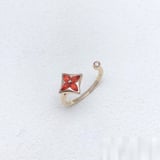Louis Vuitton Premium Floral Pearl Diamond-Set Ring Open Factory Direct