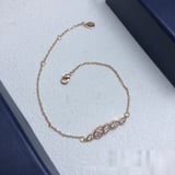 European Style Vintage Diamond-Set Bracelet ins Minimalist Sweet Versatile