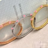 Premium Floral Bangle Gold Wholesale