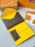Louis Vuitton Monogram ​​Floral Canvas+Yellow Leather WITH BOX