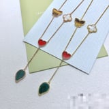 New V Gold F Fashion Versatile Floral