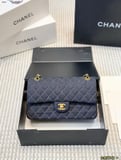 Chanel denim gradient denim cf chain bag