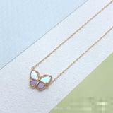 New Blue Purple Necklace Choker Necklace Pendant Fashion Choker Necklace Fashion Minimalist