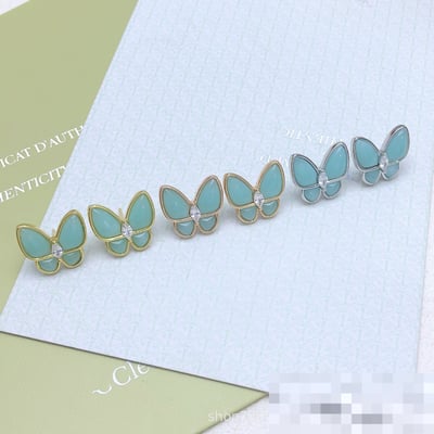 New Blue Stud Earrings Fashion Minimalist Direct