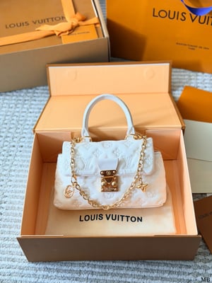 Louis Vuitton Nano Yellow Handbag WITH BOX