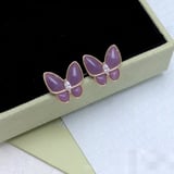 van cleef Purple Stud Earrings Fashion Earrings Jewelry