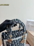 Dior Embroidered Princess Bag with box