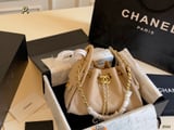 Chanel mini25bag hobo drawstring chain bucket bag with box