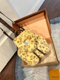 Louis Vuitton vivienne Ski Snow woolen backpack with box