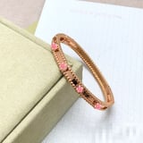 Premium Floral Bangle Gold Wholesale