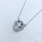 Premium Cartier Green Necklace Jewelry Diamond-Set Cross-border