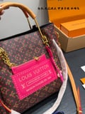 Louis Vuitton Always Flowers Wave Point Medium Bucket Bag