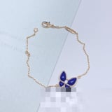 van cleef Blue Bracelet Blue White Minimalist Korean Style Fashion Factory Wholesale high quality jewelryVAN CLEEF