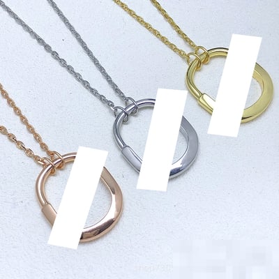 Premium TiffanyU Pendant Necklace Fashion Minimalist Factory Direct