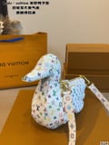 Louis Vuitton Nigo co-branded duck bag with box