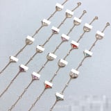 26 New LLV Floral White Diamond-Set Bracelet Floral Bracelet Versatile