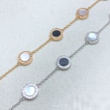 Premium Black & White Bracelet Rose Gold Fashion Versatile Cross-border Wholesale
